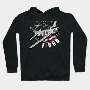 North American F-86D Sabre Vintage Aircraft Hoodie